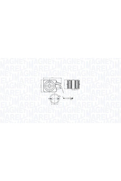 MAGNETI MARELLI Radiator Ulei Ulei Motor Audi A3/A4 B5/A6 C5 Seat Alhambra/Ar...