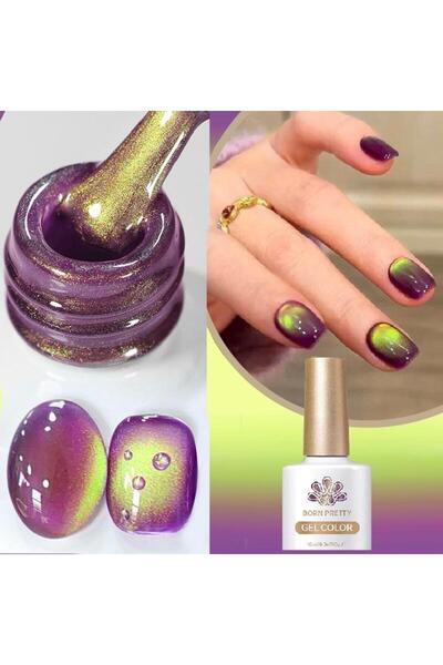 Born Pretty Grape Cat Magnetic Gel/Üzüm Kedi Gözü Kalıcı Oje