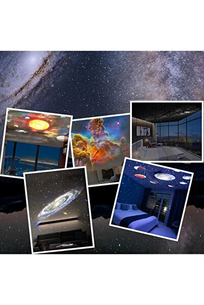 Timebox Night light projector type stars galaxies for the room 12 projection discs with solar system