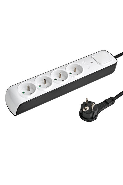 Other Listwa antyprzepięciowa 4 gniazda 1.5m - biała