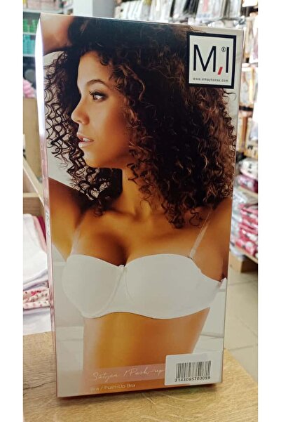 Emay Strapless Push-Up Bra – Transparent Straps, Invisible Back, Boxed Product