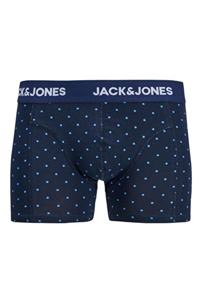 Jack & Jones 3-Piece Patterned Navy Blue Boxer 12298171