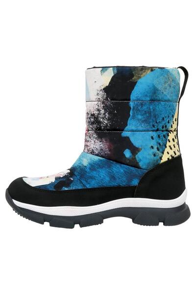 Dogo Women's Vegan Multi-Colored Snow Boots - Lapin Muse Design