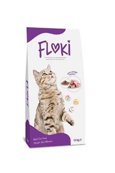 Floki TAVUKLU YETİŞKİN KEDİ MAMASI 15 KG