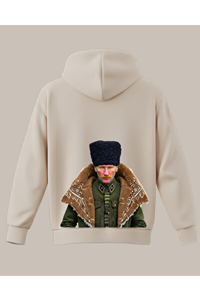 Ebiidesign سويت شيرت مطبوع عليه صورة أتاتورك