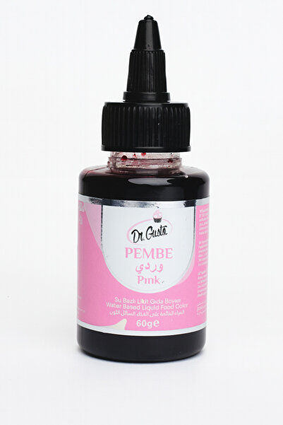 Dr. Gusto Su Bazlı Likit Gıda Boyası Pembe 60 gr.