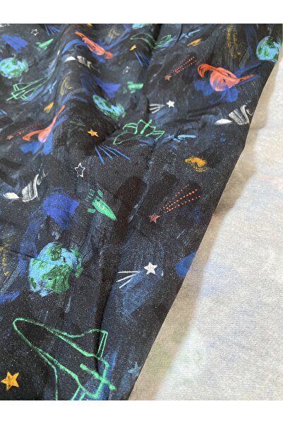 Butik Babadağ Kumaş Galaxy desen iki iplik eşofmanlık penye