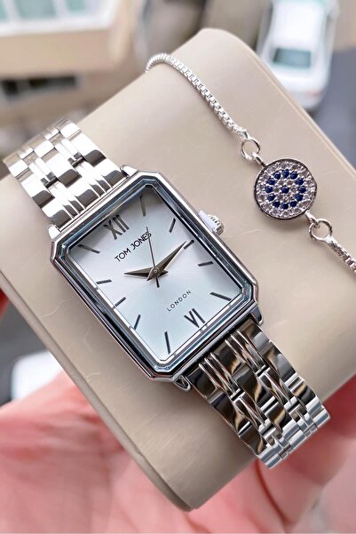 Tom Jones kadın kol saati orjinal 3atm su gecirmez çelik 2 yıl garantili bile...