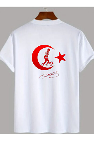 TİMİSİVA Μπλουζάκι Unisex oversized AYYILDIZ SIGNED B με τύπωμα Βαμβακερό με ...