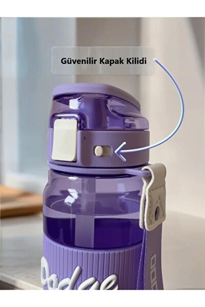 DODGE Water Bottle Tritan Purple 670ml