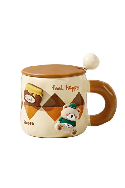 vivimall Porcelain mug with animals | FunSip