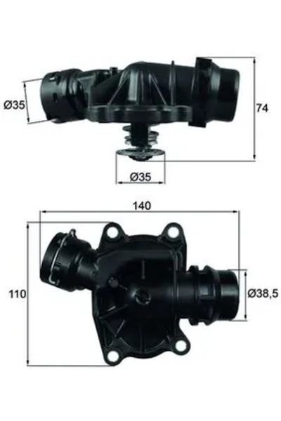 MAHLE Termostat Lichid Racire Bmw 3/5/7 Land Rover Range Rover 3