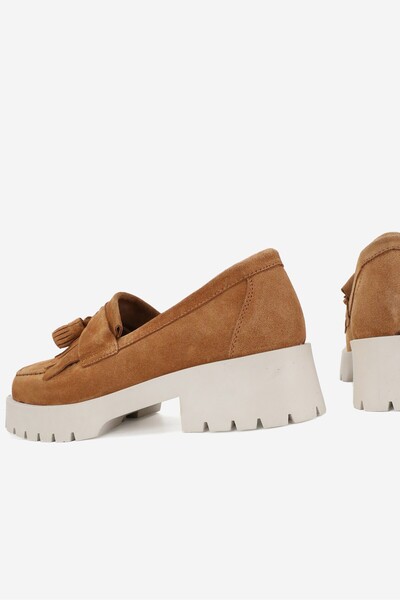 TUNAELLİ ЖІНОЧІ ЧЕРЕВИКИ З ПУШКОВИМ КАБЛУКОМ 36-41 РОЗМІР ТА СПРАВЖНЬОЇ ПРИРОДНЬОЇ ШКІРИ