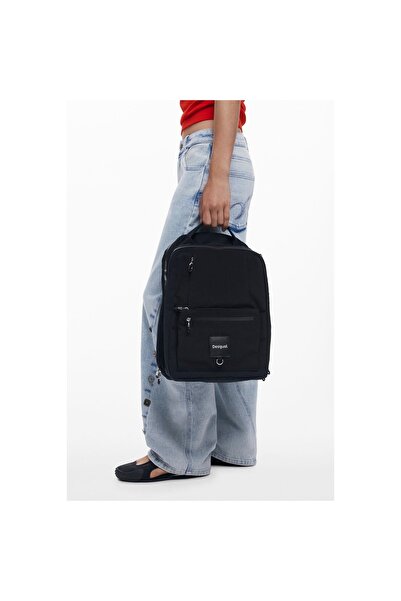 Desigual Large women's travel backpack, Desigual, Asturias series, Black