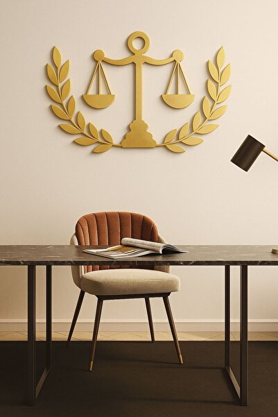 VENON 90 X 70 ESKİTME Adalet Terazisi Tablo Dekoratif Ev Ofis Tablo Modern Av...