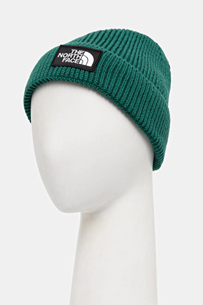 THE NORTH FACE Χειμερινό Καπέλο Πράσινο Σκούφο με Λογότυπο και Ραβδωτό Κουτί