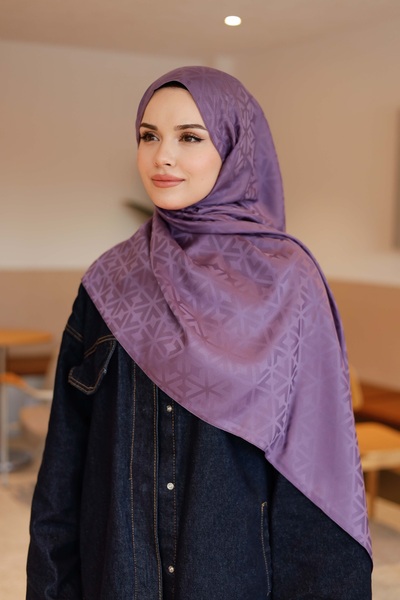 QASSA SHAL PURPLE SHAWL