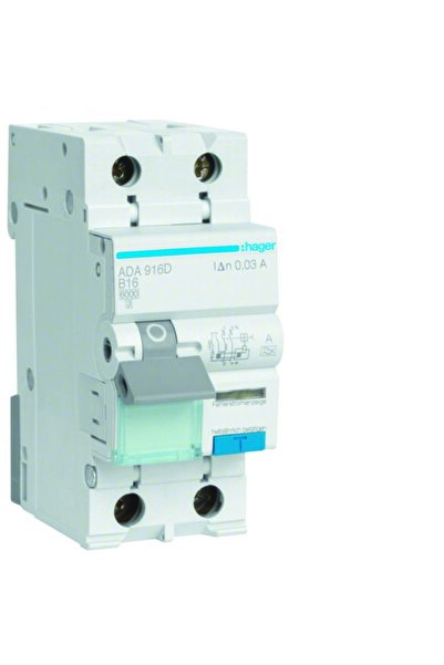 Other Întrerupător diferențial bipolar B6KA 16A 30mA cu protecție la supracur...