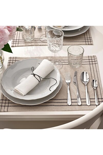 IKEA Cutlery Set Bäcköring 24 Piece Set Stainless Steel Set