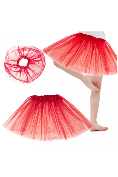 Ikonka Fusta pentru fetite, Ikonka, din tull cu 3 straturi si elastic cusut i...