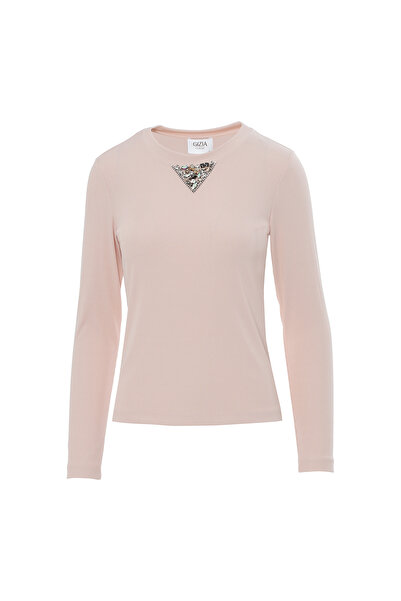 GİZİA Taş Detaylı Bluz