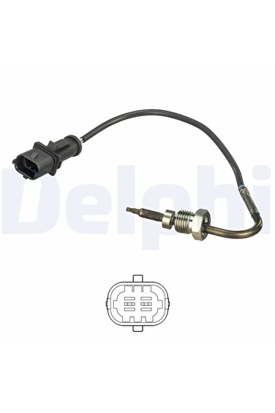 DELPHİ Senzor Temperatura Gaze Evacuare Fiat Doblo Autoutilitara/Limuzina Spa...