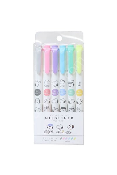 Zebra Mildliner Limited Edition Snoopy Set 6'lı