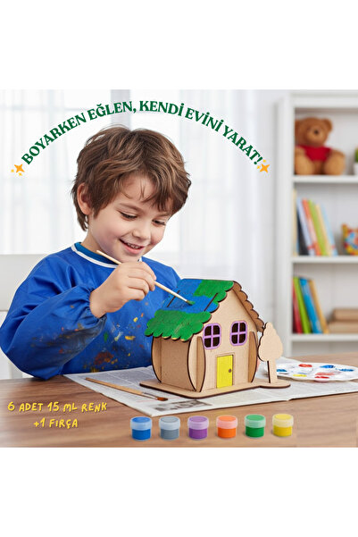 Genel Markalar 3D AHŞAP MAKET KM5252 MASAL EVİM KUTULU ( 1 ADET FİYATIDIR)