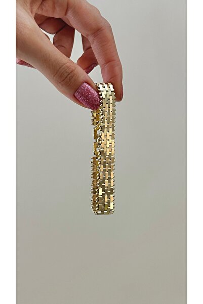 Opia JEWELRY - Kare Detaylı Xpng Bileklik (18,5 cm)