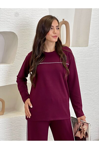 DE'VESTA BİYELİ MODAL İTHAL Kumaş Likralı Rahat Günlük Ve Şık Alt - Üst Takım Eşofman Takım