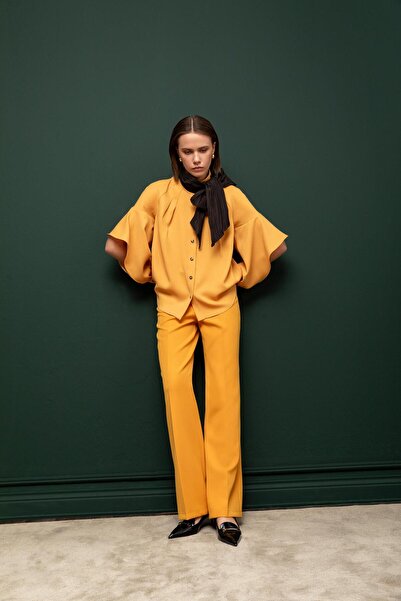 KAMEYA BOYUN BAĞLAMALI BLUZ 26W10847