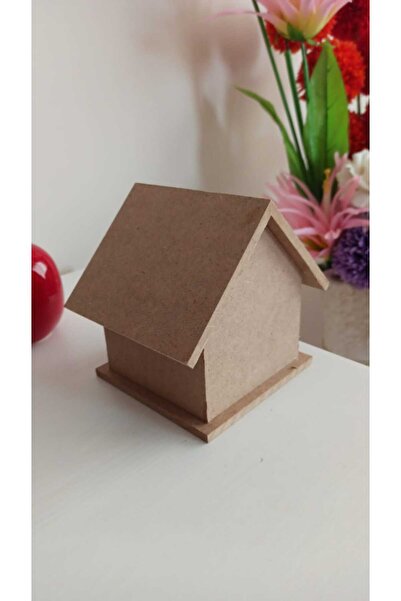 Hureggo Concept Wooden Paintable Birdhouse & 14X13X12 cm