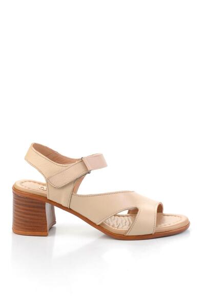 Bambi Ten Hakiki Deri Kadın Sandalet K05586222203