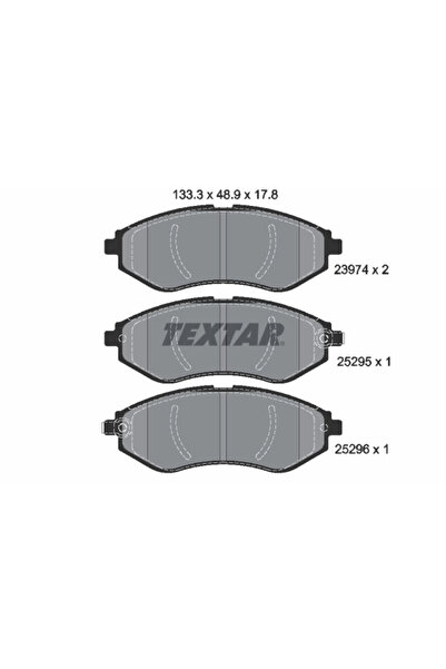 TEXTAR Set Placute Frana Frana Disc Chevrolet Aveo / Kalos Chevrolet (Sgm) Av...