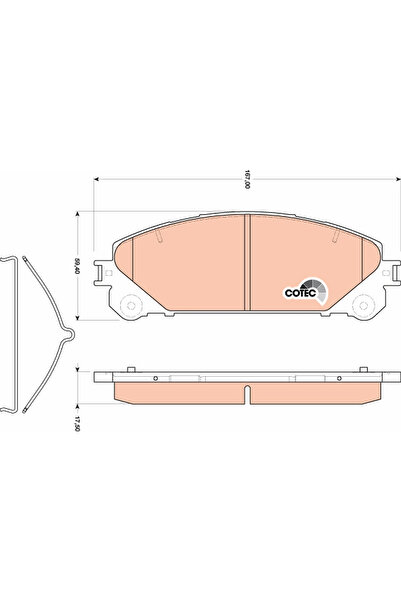 TRW Set Placute Frana Frana Disc Lexus Nx/Rx Toyota Alphard / Vellfire/Harrie...