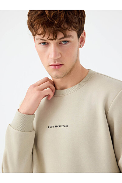 Loft Regular Fit Stone Men's Sweatshirt Lf2034268