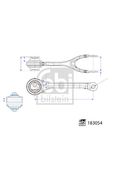 FEBI BILSTEIN Brat Suspensie Roata Fata Mercedes-Benz A-Class/Cla Shooting Br...
