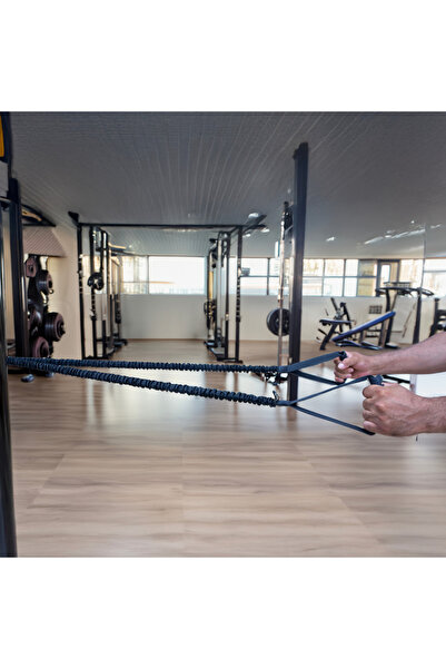 Rebuwo Resistance Exercise Band – 13.5kg 30Lbs Fitness and Strength Training Band, Black with 420cm Elastic Band