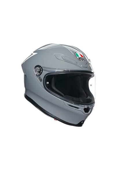 AGV K6 S Mono Nardo Grey Kapalı Kask-S
