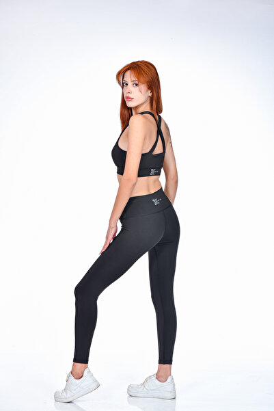 XJOYFİT طقم رياضي للصالة الرياضية واليوجا مع سروال ضيق عالي الخصر وحمالات