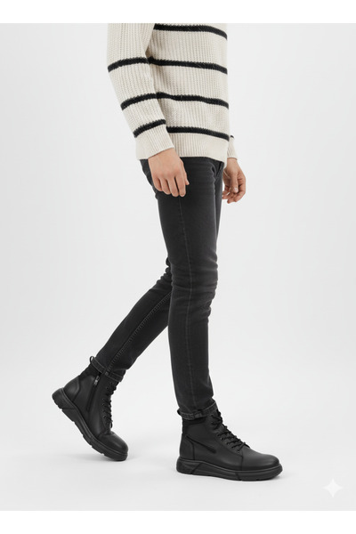 Tomato Bags Чоловічі черевики на шнурівці з бічною блискавкою та нековзною підошвою