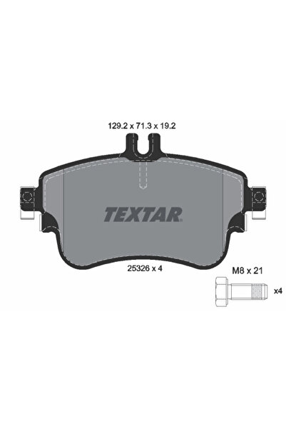 Krieger Set Placute Frana Frana Disc Mercedes-Benz A-Class/B-Class Sports Tou...