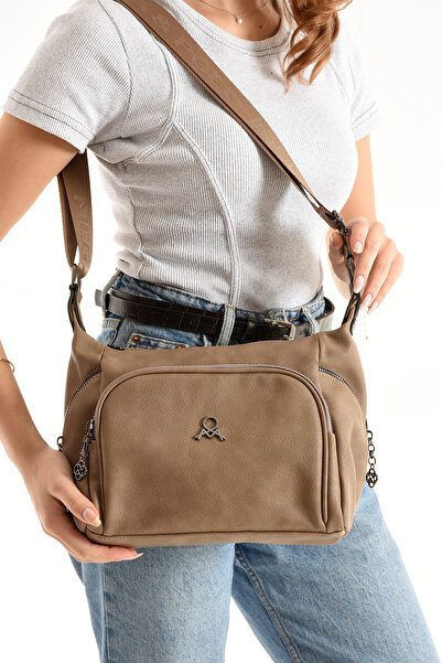 MEGA ÇANTA Lisbon/Soft Leather Ultra Volume Crossbody Women's Bag