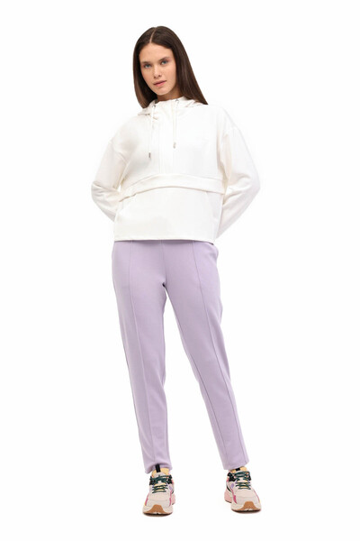 lumberjack Γυναικείο φούτερ 5W Wb 17Rosa 5Pr Ecru A102024687