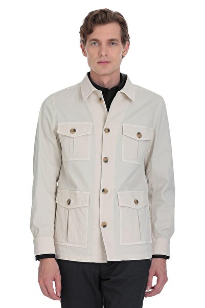 Hatemoğlu Taş Slim Fit Baby Collar Spring Coat