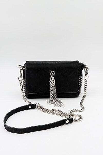 KRISTE BELL Marka İthal Zımba ve Taş Detaylı Günlük Şık Kadın Çanta KB662 Siyah