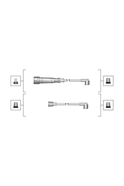 MAGNETI MARELLI Set Cablaj Aprinder Seat Arosa/Cordoba/Ibiza 2 Skoda Felicia ...