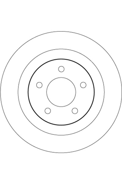 TRW Brake Disc Set Mazda 5/Premacy 2005-2010