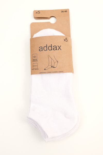 Addax Booties Socks 5 Pack Çrp3012
