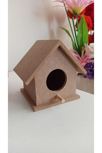 Hureggo Concept Wooden Paintable Birdhouse & 14X13X12 cm